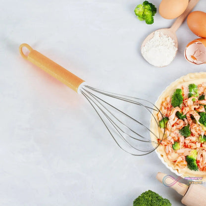 Manual Whisk Mixer Stainless Steel Whisk, Cream Whisk, Flour Mixer, Rotary Egg Mixer, Kitchen Baking Tool (16 Cm) - infinityexculsivestore.com