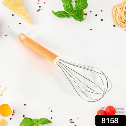 Manual Whisk Mixer Stainless Steel Whisk, Cream Whisk, Flour Mixer, Rotary Egg Mixer, Kitchen Baking Tool (16 Cm) - infinityexculsivestore.com
