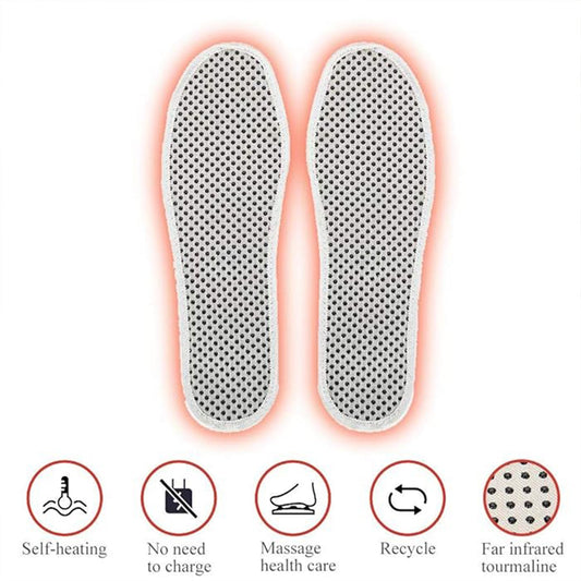 Massage Magnetic Self Heating Insole Shoe, Heating Insole for Women Men - Unisex Warm Insole - Thermal Insoles - Tourmaline Self Heating Shoe Inserts - Warm Shoe Pad (1 Pair) - infinityexculsivestore.com