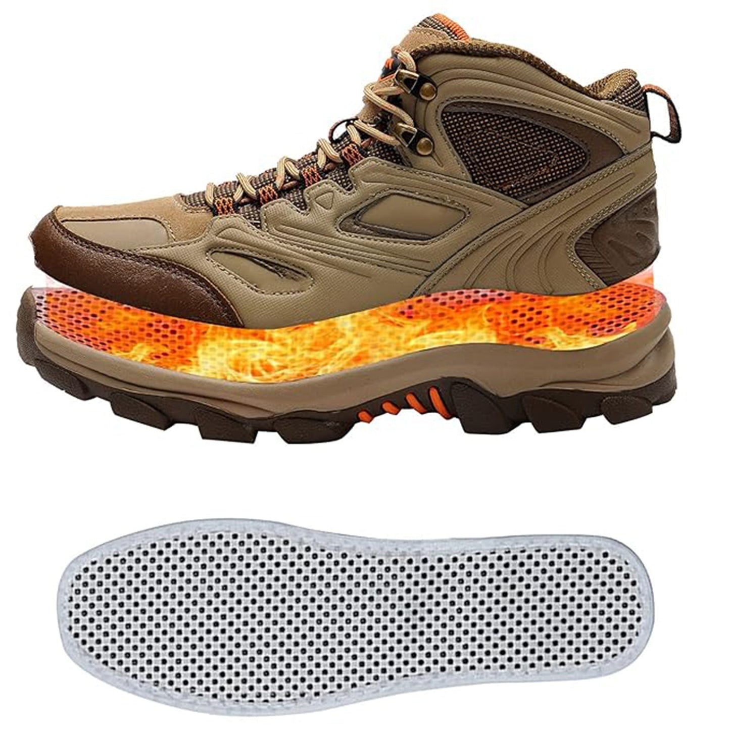 Massage Magnetic Self Heating Insole Shoe, Heating Insole for Women Men - Unisex Warm Insole - Thermal Insoles - Tourmaline Self Heating Shoe Inserts - Warm Shoe Pad (1 Pair) - infinityexculsivestore.com