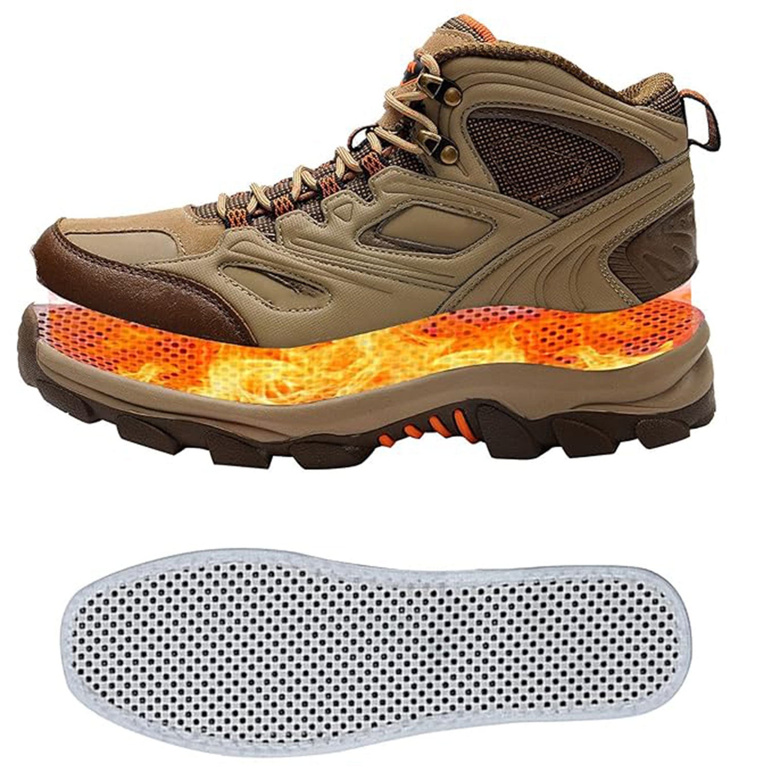 Massage Magnetic Self Heating Insole Shoe, Heating Insole for Women Men - Unisex Warm Insole - Thermal Insoles - Tourmaline Self Heating Shoe Inserts - Warm Shoe Pad (1 Pair) - infinityexculsivestore.com