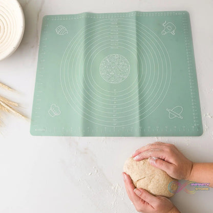 Mat, Rolling Baking Mat with Measurements (50×40 Cm) - infinityexculsivestore.com