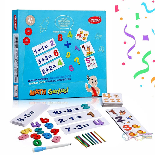 Math Genius for Kids - Educational Math Card (1 Set) - infinityexculsivestore.com