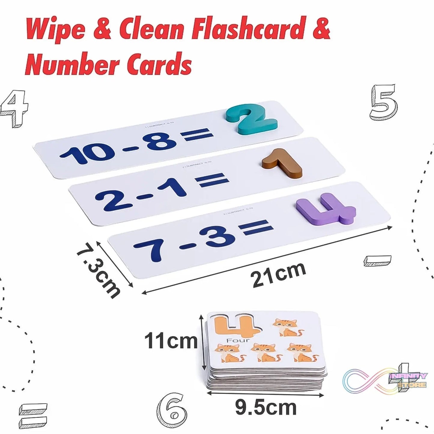 Math Genius for Kids - Educational Math Card (1 Set) - infinityexculsivestore.com