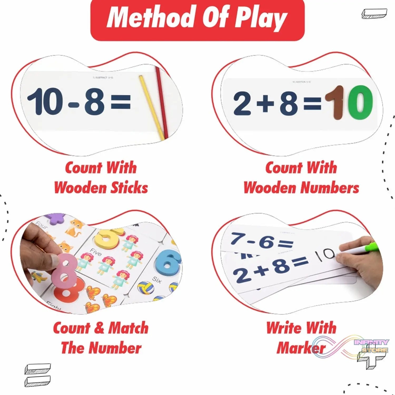 Math Genius for Kids - Educational Math Card (1 Set) - infinityexculsivestore.com