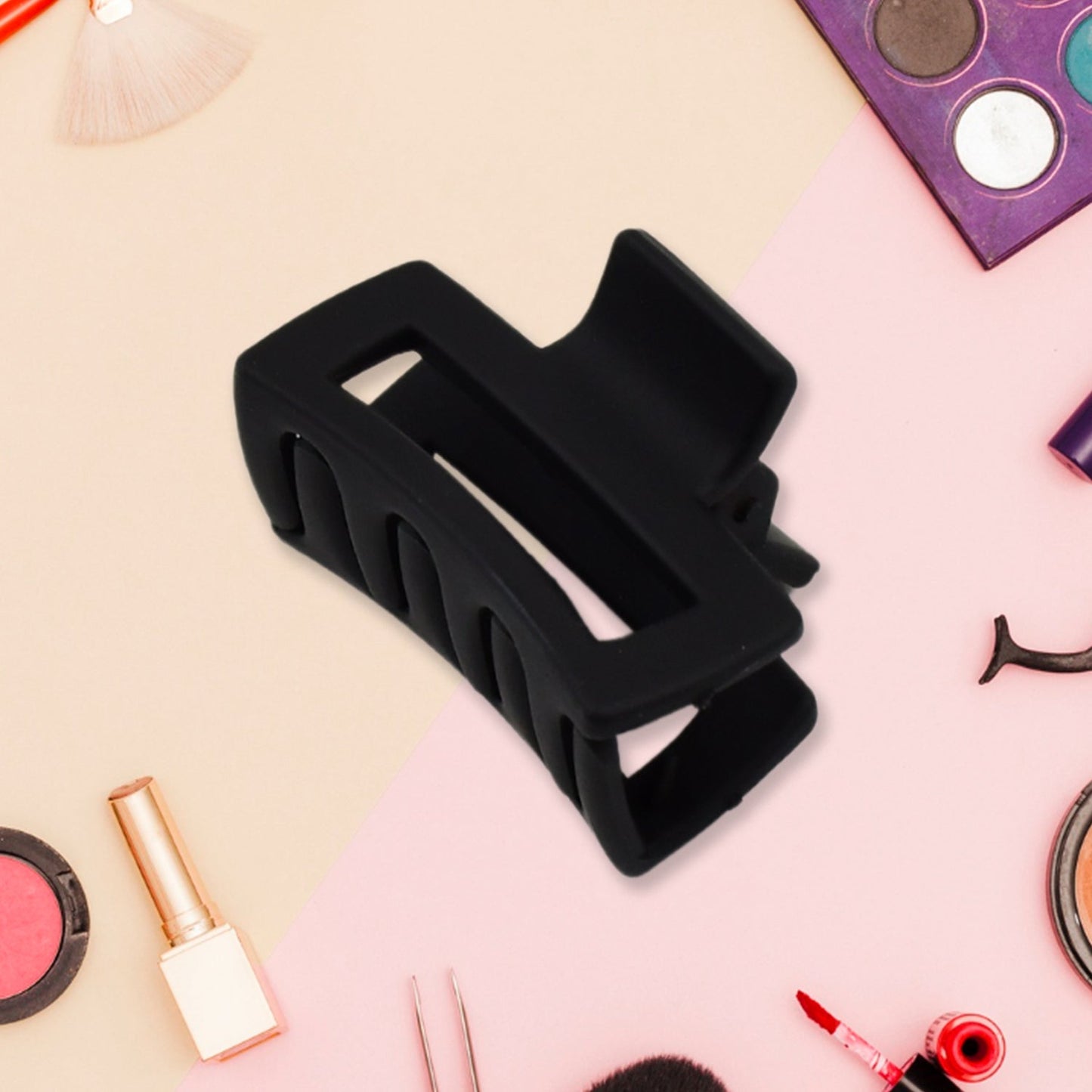 Matt Mini Hair Claw (2 Pc / Mix Colors) - infinityexculsivestore.com