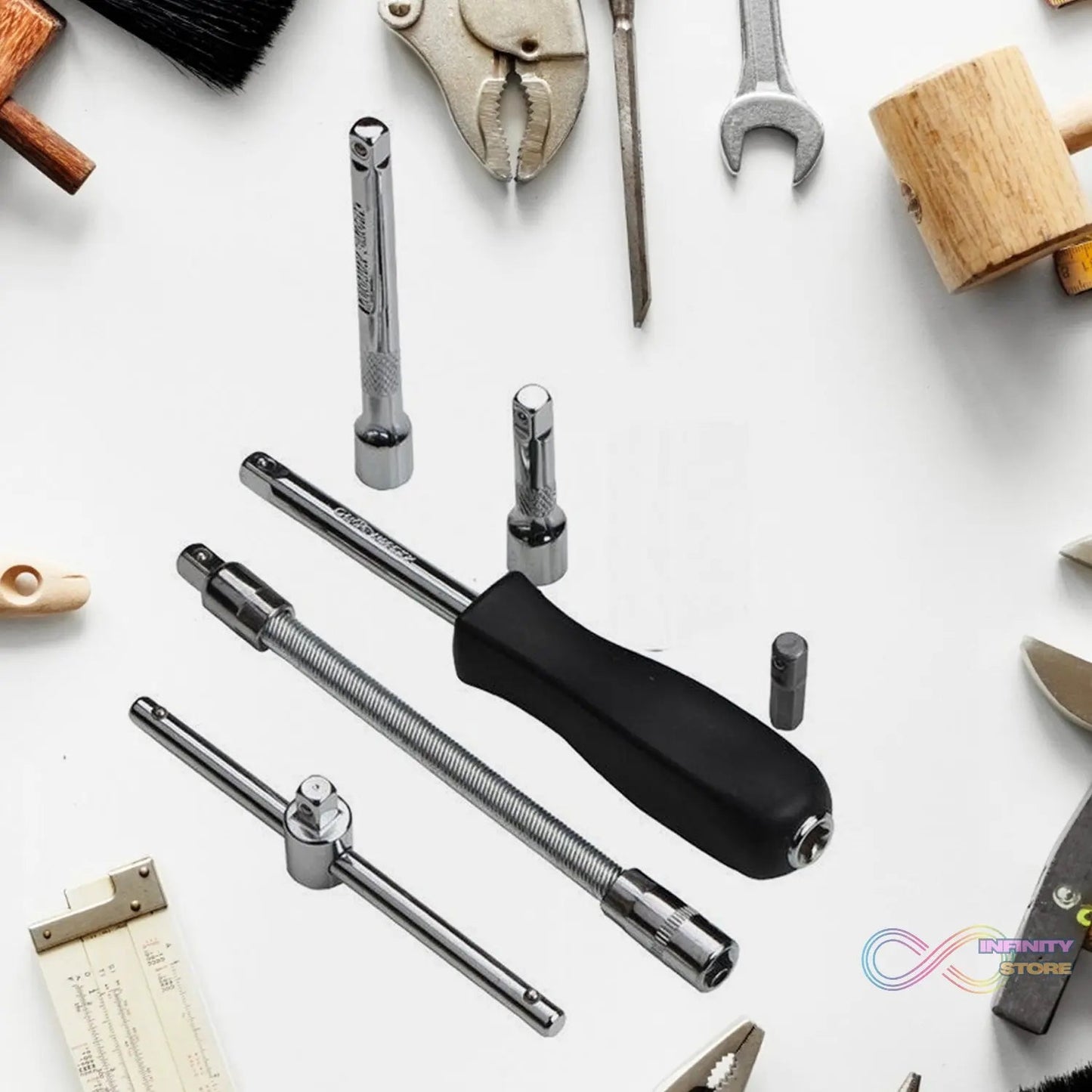 Mechanic 46pc Tool Kit Set High Quality Tool Kit - infinityexculsivestore.com