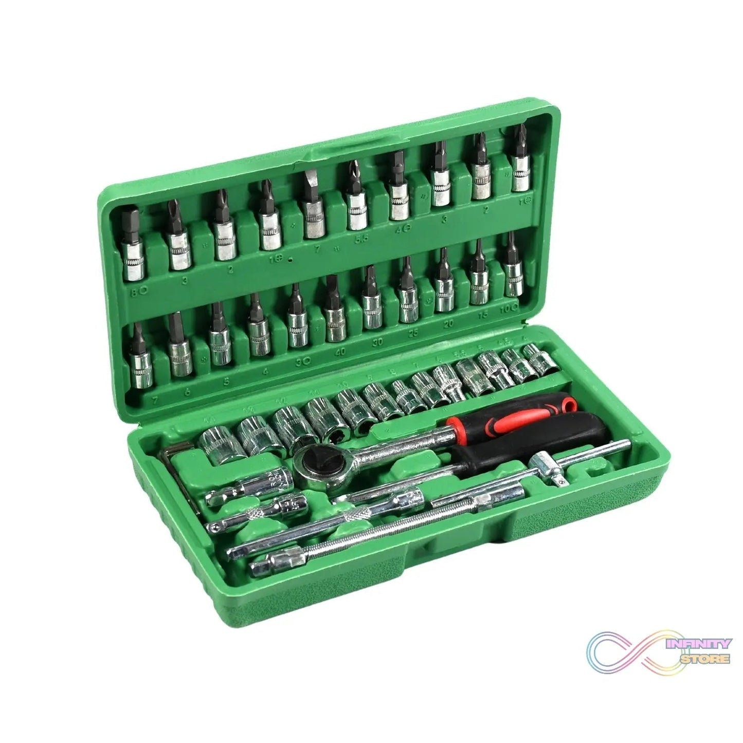 Mechanic 46pc Tool Kit Set High Quality Tool Kit - infinityexculsivestore.com