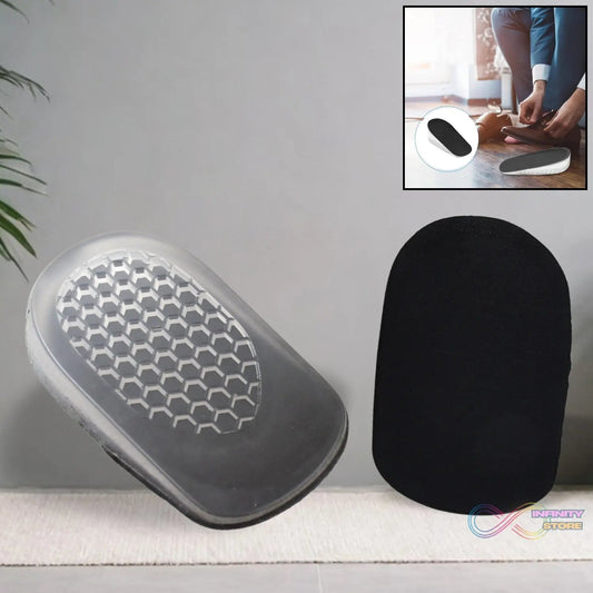 Medium 1 Pairs Silicone Heel Pads, Shoes Insole (11×6×3 Cm) - infinityexculsivestore.com