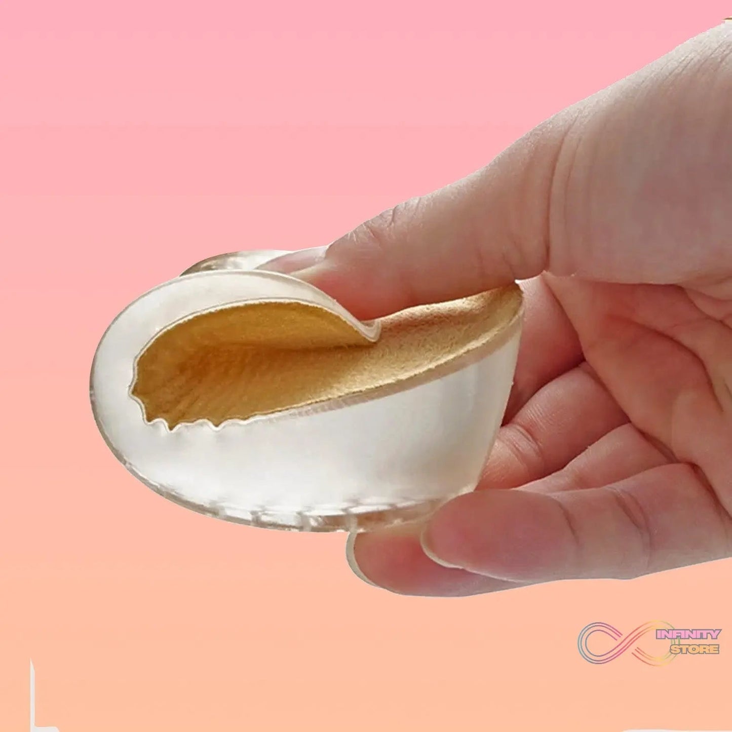 Medium 1 Pairs Silicone Heel Pads, Shoes Insole (11×6×3 Cm) - infinityexculsivestore.com