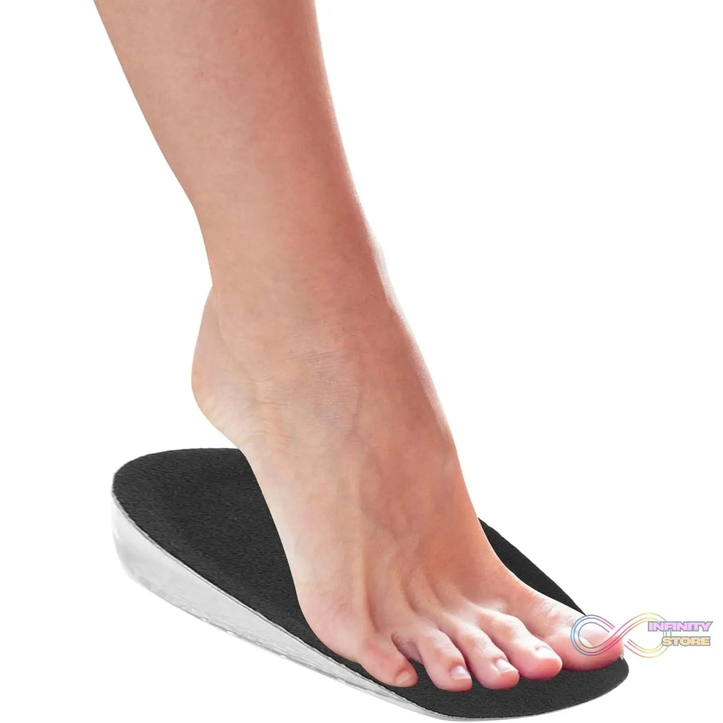 Medium 1 Pairs Silicone Heel Pads, Shoes Insole (11×6×3 Cm) - infinityexculsivestore.com