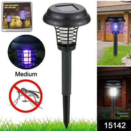 Medium Garden Solar Powered LED Mosquito Trap / Bug Zapper (1 Pc) - infinityexculsivestore.com