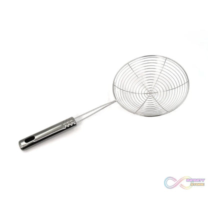 Medium oil strainer for removing excess oil from fried food