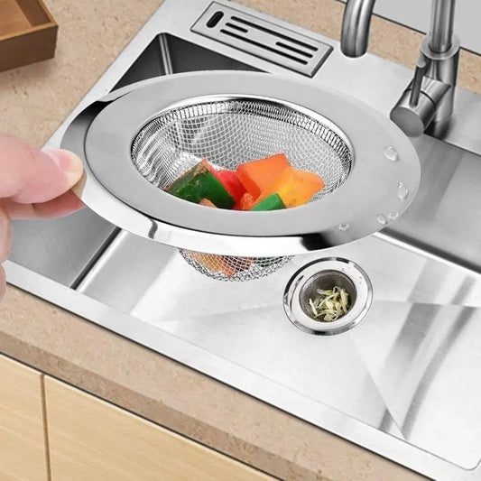 Medium Size Stainless Steel Sink Strainer Kitchen Drain Basin Filter Stopper Drainer - infinityexculsivestore.com