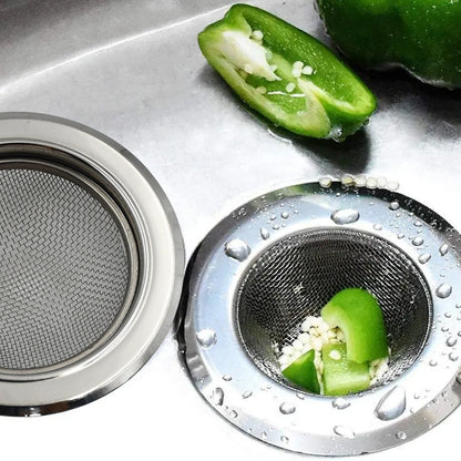 Medium Size Stainless Steel Sink Strainer Kitchen Drain Basin Filter Stopper Drainer - infinityexculsivestore.com