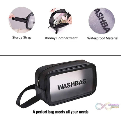 Medium Zippered Cosmetic Pouch, Toiletry Bag for Cosmetics (1 Pc) - infinityexculsivestore.com