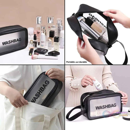 Medium Zippered Cosmetic Pouch, Toiletry Bag for Cosmetics (1 Pc) - infinityexculsivestore.com