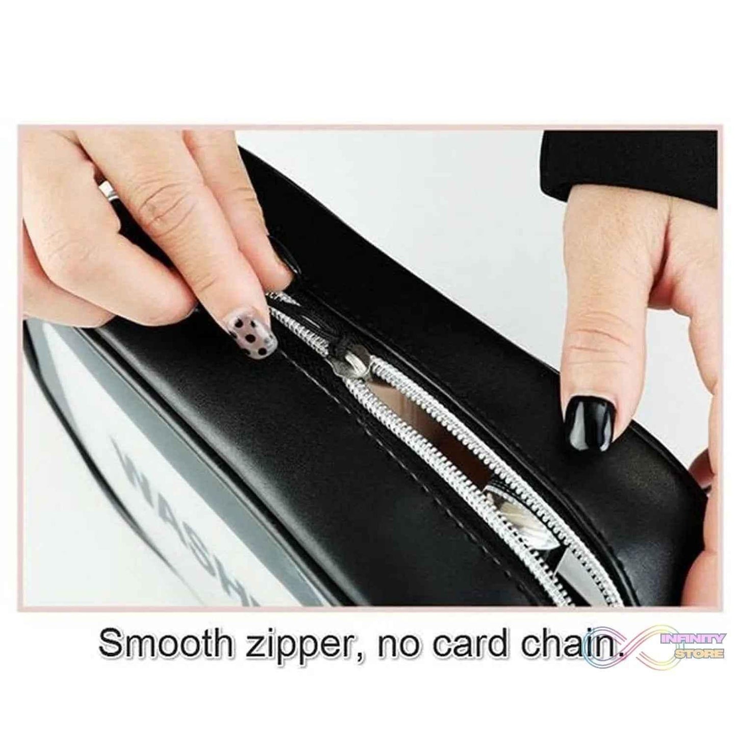 Medium Zippered Cosmetic Pouch, Toiletry Bag for Cosmetics (1 Pc) - infinityexculsivestore.com