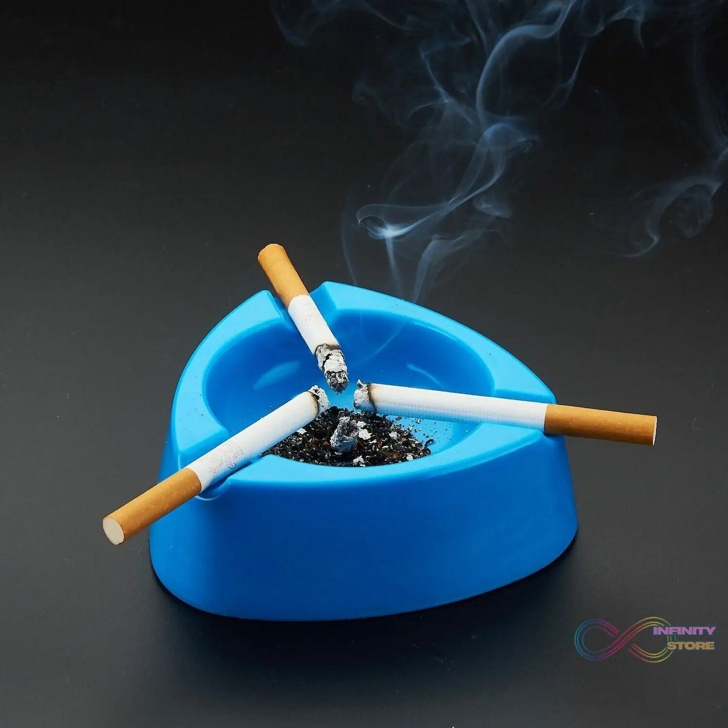 Melamine Cigarette Ashtray for Indoor & Outdoor Tabletop Decoration - infinityexculsivestore.com