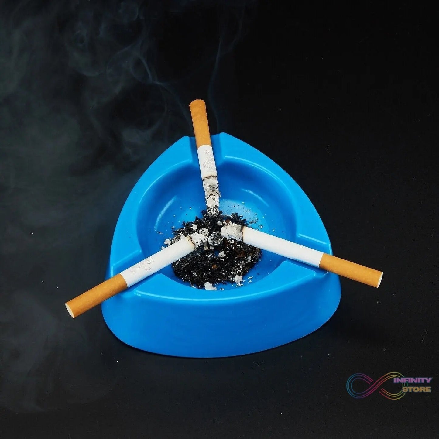 Melamine Cigarette Ashtray for Indoor & Outdoor Tabletop Decoration - infinityexculsivestore.com