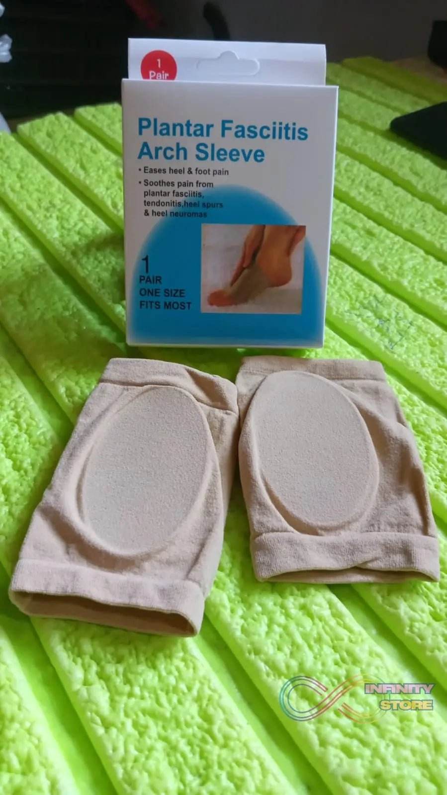 Foot Arch Support for Men & Women | Medial Arch Support for Flat Feet Correction Sleeve with Cushion | Plantar Fasciitis Leg Foot Pain Relief Product | Foot Care for Orthopedic Shoes Slippers, (1 Pair) - infinityexculsivestore.com