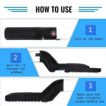 Men's Beard and Hair Curling Straightener (Modelling Comb) - infinityexculsivestore.com