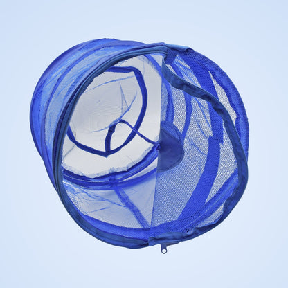 Mesh Popup Laundry Hamper, Foldable Portable Cylindrical Dirty Clothes Basket for Bedroom, Kids Room, College Dormitory and Travel - infinityexculsivestore.com