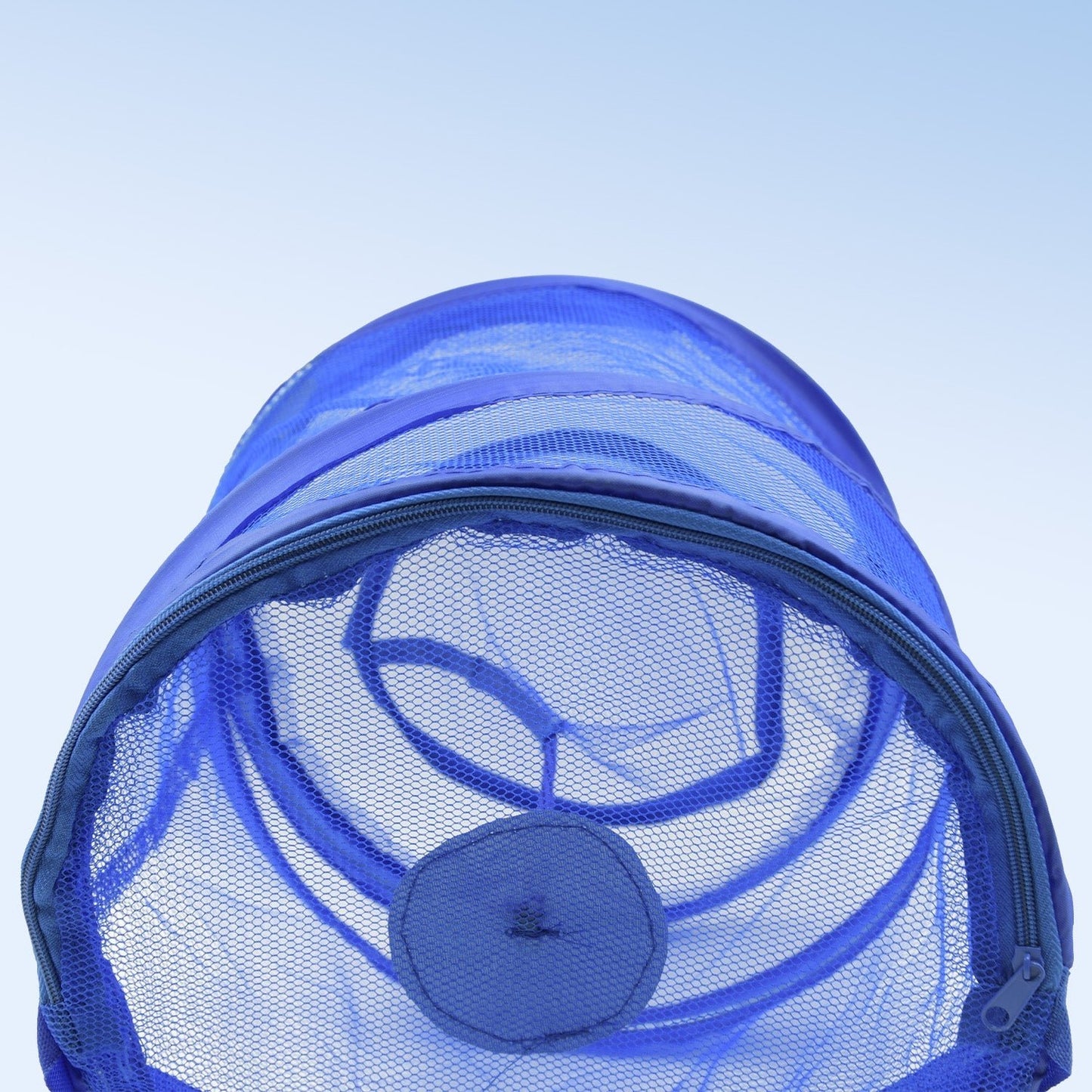 Mesh Popup Laundry Hamper, Foldable Portable Cylindrical Dirty Clothes Basket for Bedroom, Kids Room, College Dormitory and Travel - infinityexculsivestore.com