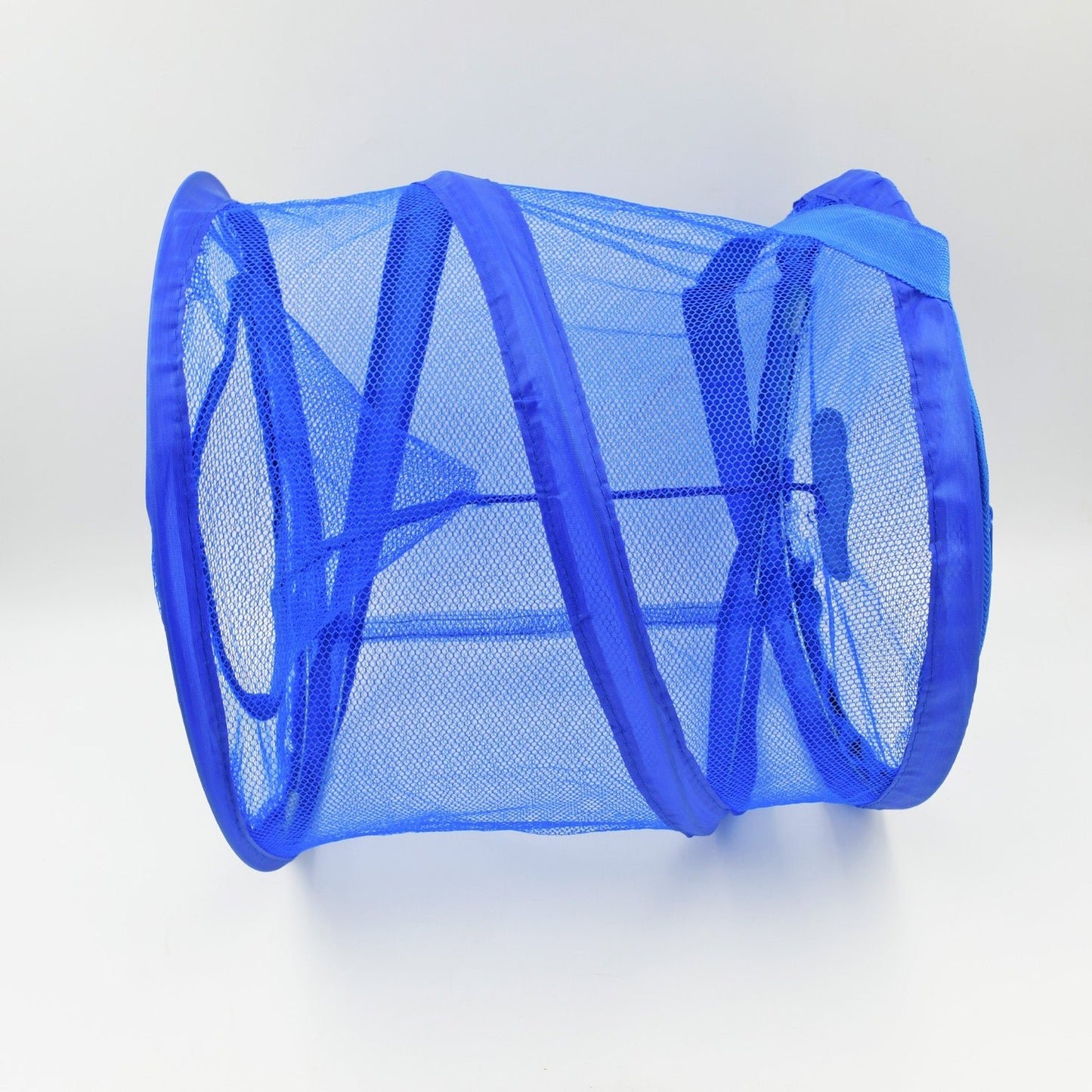 Mesh Popup Laundry Hamper, Foldable Portable Cylindrical Dirty Clothes Basket for Bedroom, Kids Room, College Dormitory and Travel - infinityexculsivestore.com