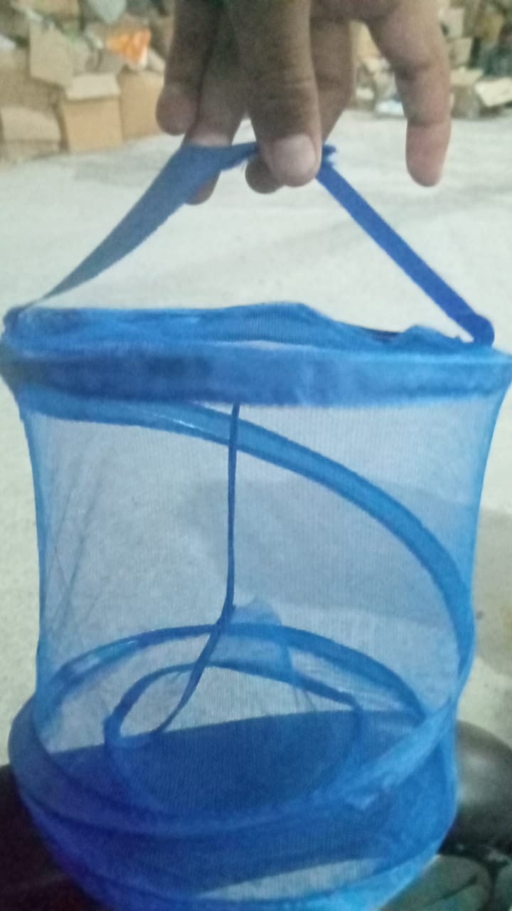 Mesh Popup Laundry Hamper, Foldable Portable Cylindrical Dirty Clothes Basket for Bedroom, Kids Room, College Dormitory and Travel - infinityexculsivestore.com