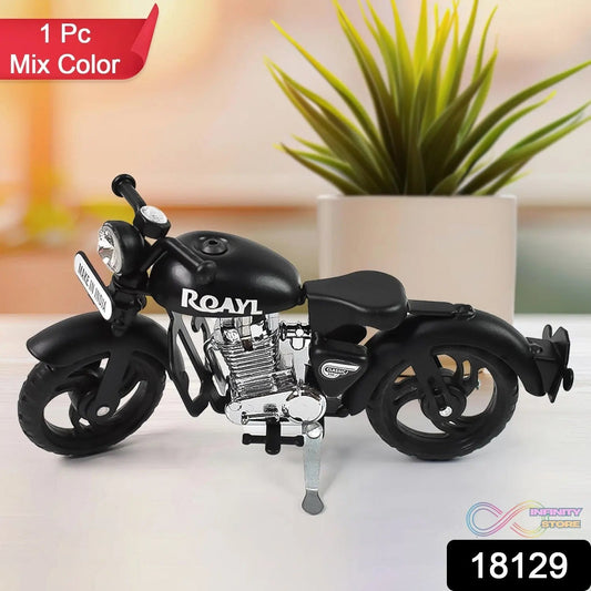 Metal Bullet Bike Toy Model for Kids with Side Stand (1 Pc / Mix Color) - infinityexculsivestore.com