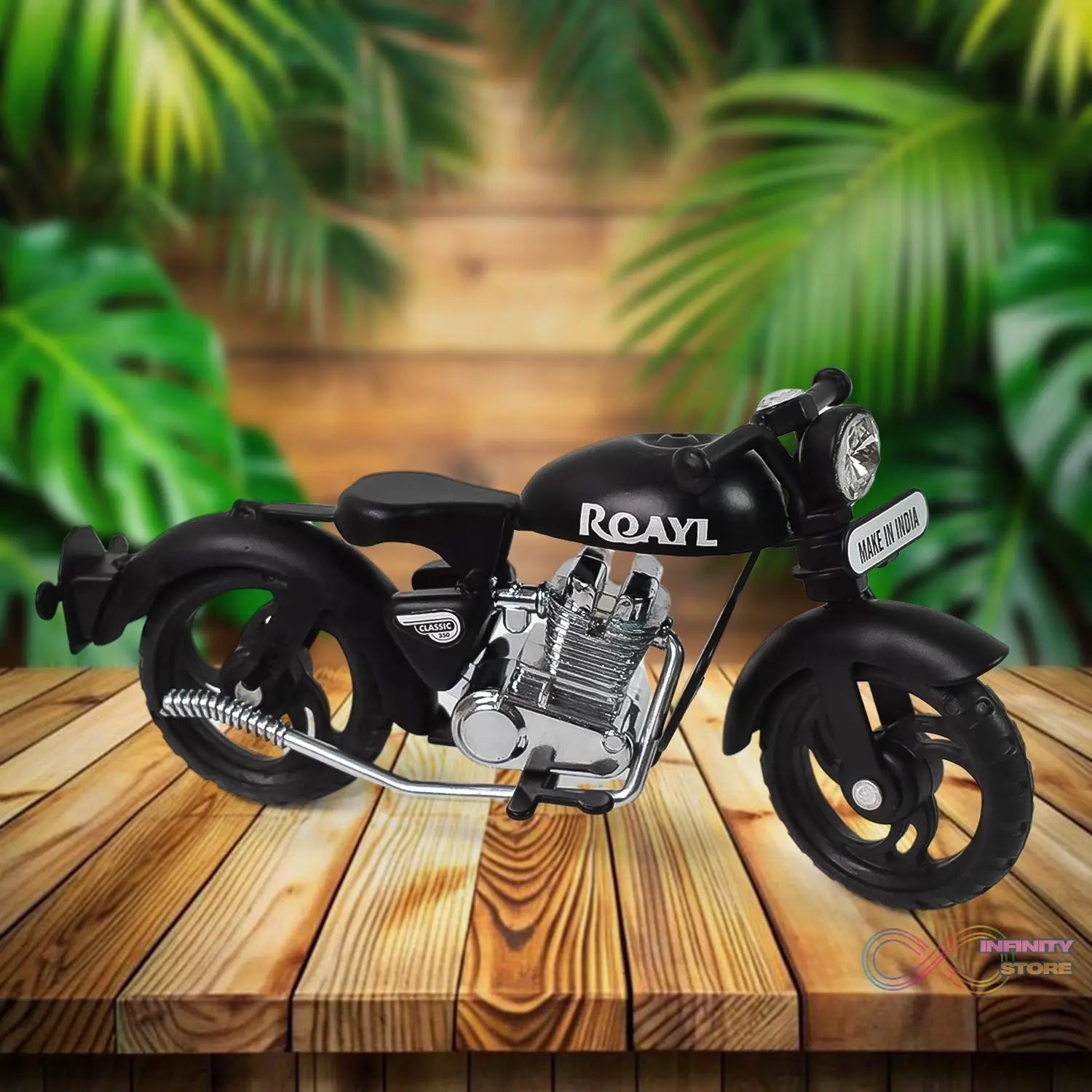 Metal Bullet Bike Toy Model for Kids with Side Stand (1 Pc / Mix Color) - infinityexculsivestore.com