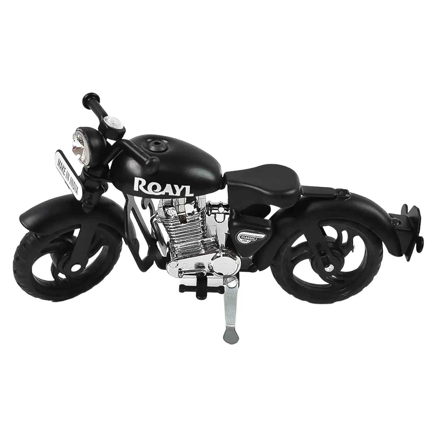 Metal Bullet Bike Toy Model for Kids with Side Stand (1 Pc / Mix Color) - infinityexculsivestore.com