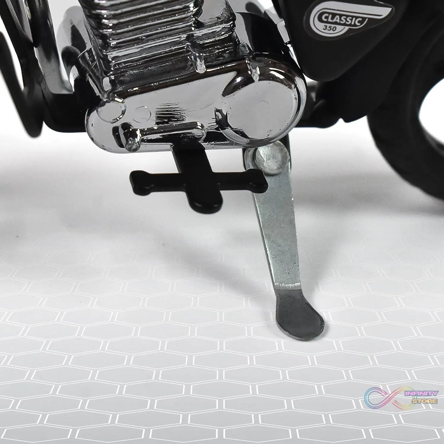 Metal Bullet Bike Toy Model for Kids with Side Stand (1 Pc / Mix Color) - infinityexculsivestore.com