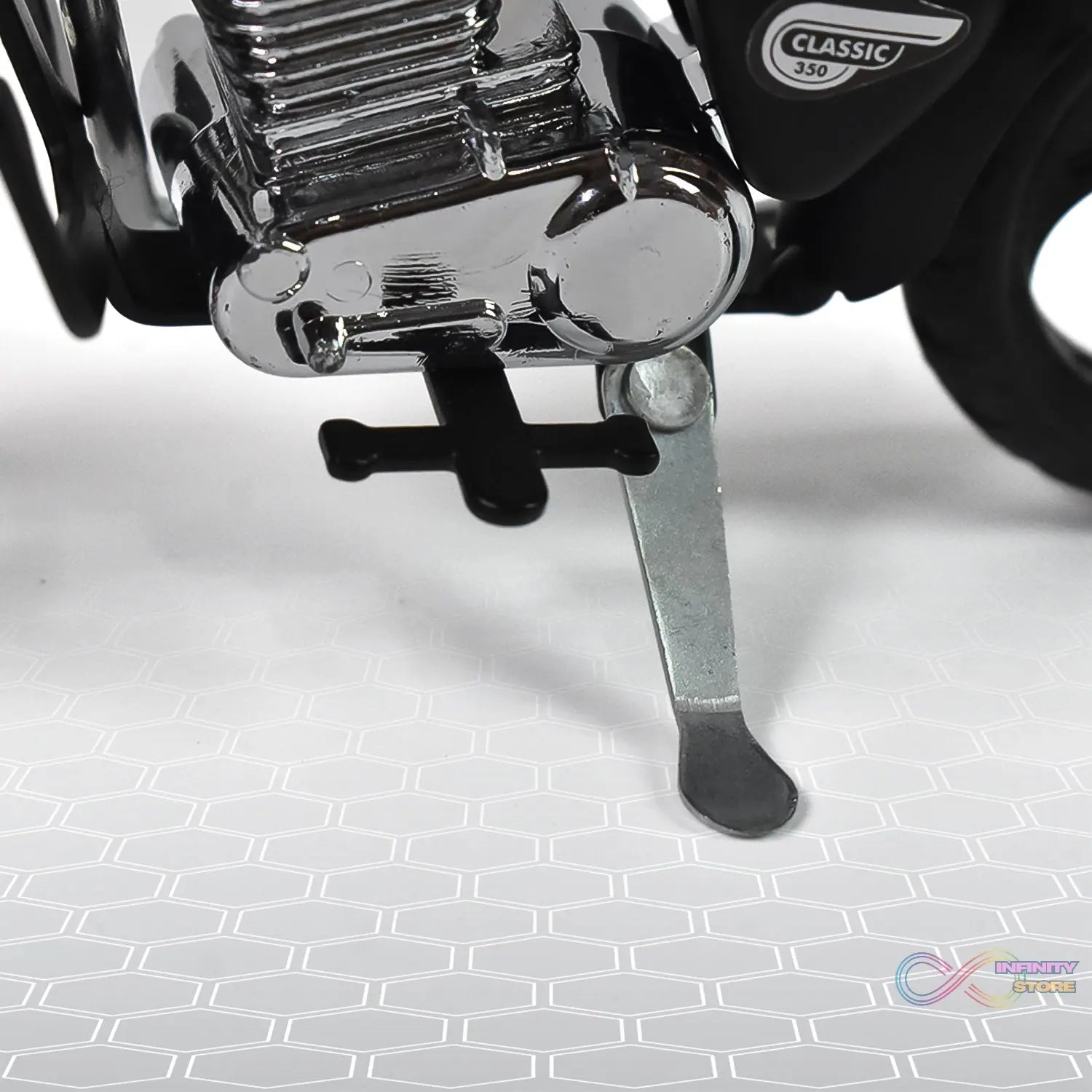 Metal Bullet Bike Toy Model for Kids with Side Stand (1 Pc / Mix Color) - infinityexculsivestore.com