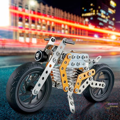 Metal DIY Bike Building Blocks for Kids (bike 162 pc of Bike Tool / 1 Set】 - infinityexculsivestore.com