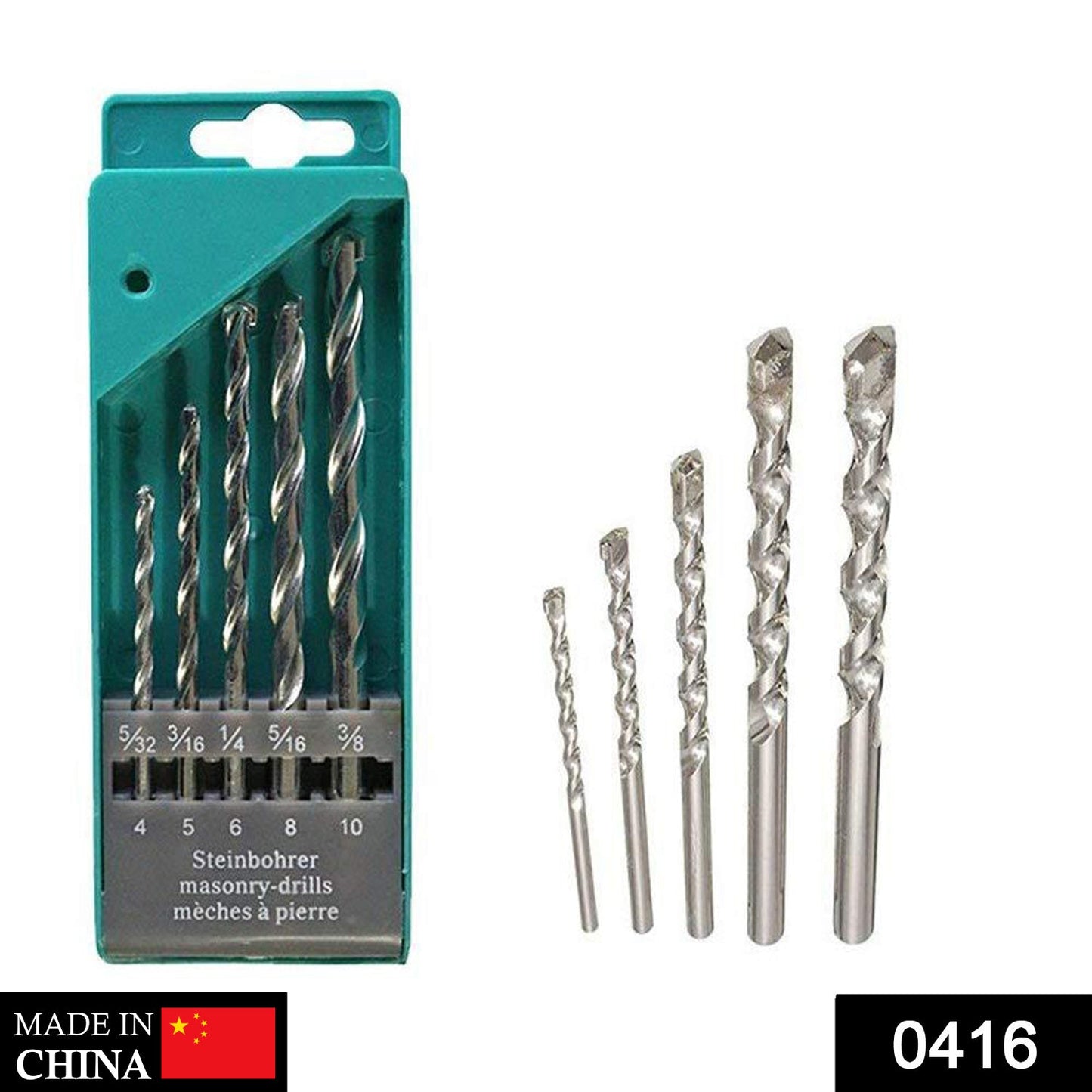 Metal Drill Bit Set (Multicolor, 5 - Piece) - infinityexculsivestore.com