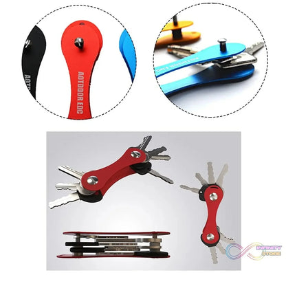 Metal Key Holder Multifunctional Portable Key Accessory (1 Pc / Mix Color) - infinityexculsivestore.com