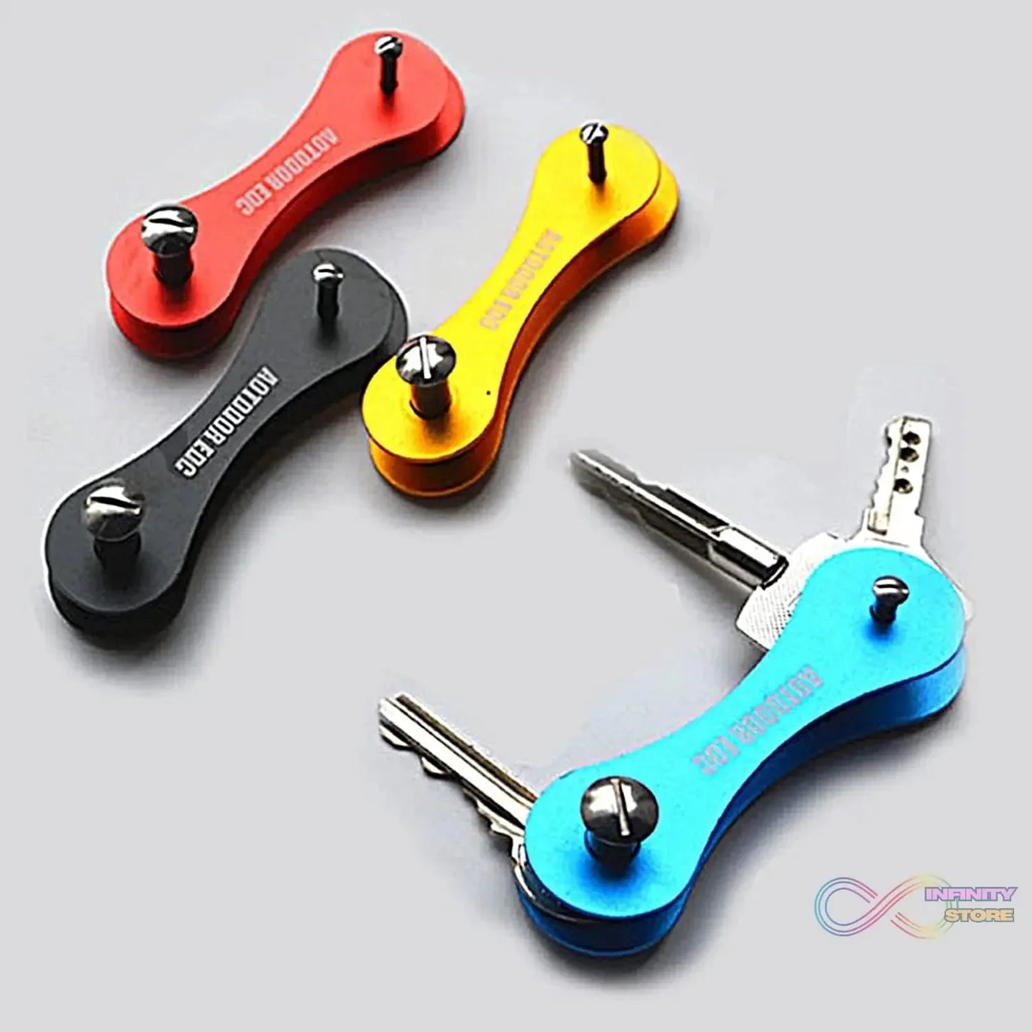 Metal Key Holder Multifunctional Portable Key Accessory (1 Pc / Mix Color) - infinityexculsivestore.com