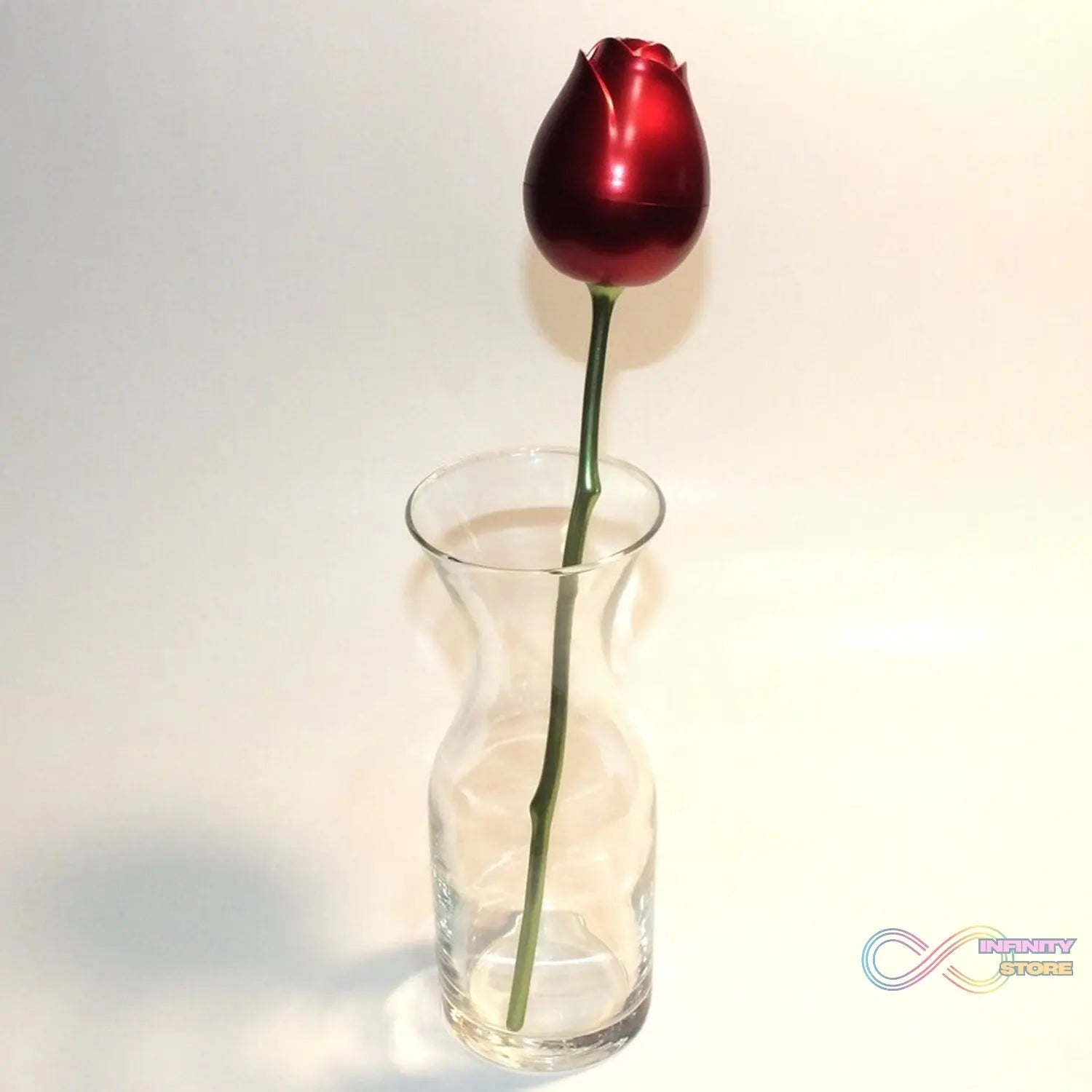 Metal Red Rose Couple Jewelry Box - Fancy Jewelry Box (1 Pc) - infinityexculsivestore.com
