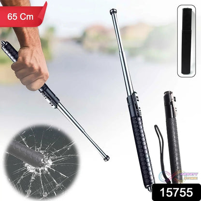 Metal Stick Safety Survival Emergency Outdoor Safety Protection Rod (65 Cm) - infinityexculsivestore.com
