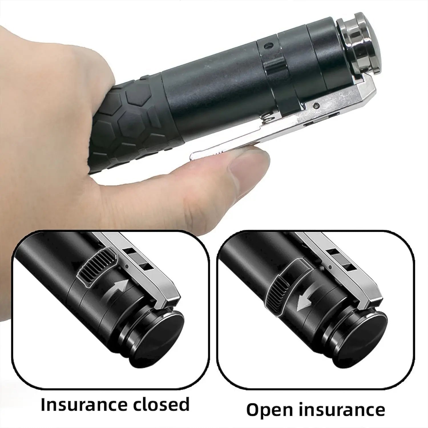 Metal Stick Safety Survival Emergency Outdoor Safety Protection Rod (65 Cm) - infinityexculsivestore.com