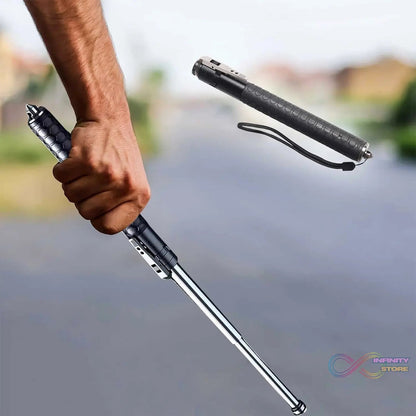 Metal Stick Safety Survival Emergency Outdoor Safety Protection Rod (65 Cm) - infinityexculsivestore.com