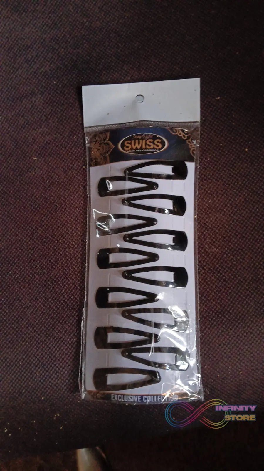 Metal Tik Tak Hair Clips (12 Pcs Set) - infinityexculsivestore.com