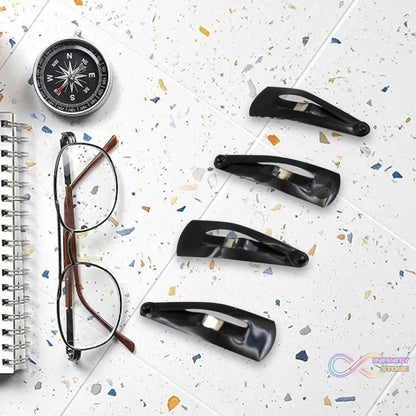 Metal Tik Tak Hair Clips (12 Pcs Set) - infinityexculsivestore.com