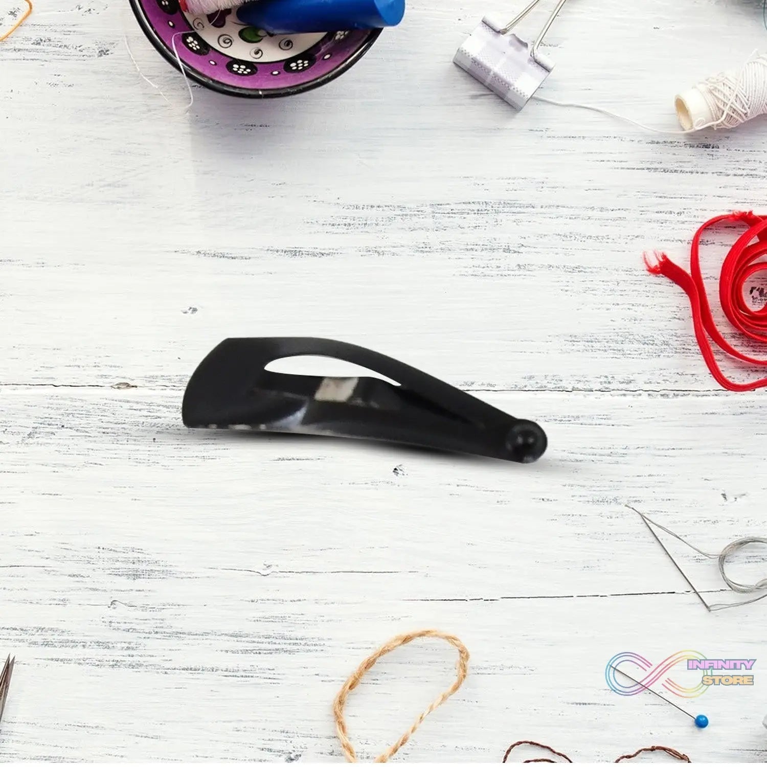 Metal Tik Tak Hair Clips (12 Pcs Set) - infinityexculsivestore.com