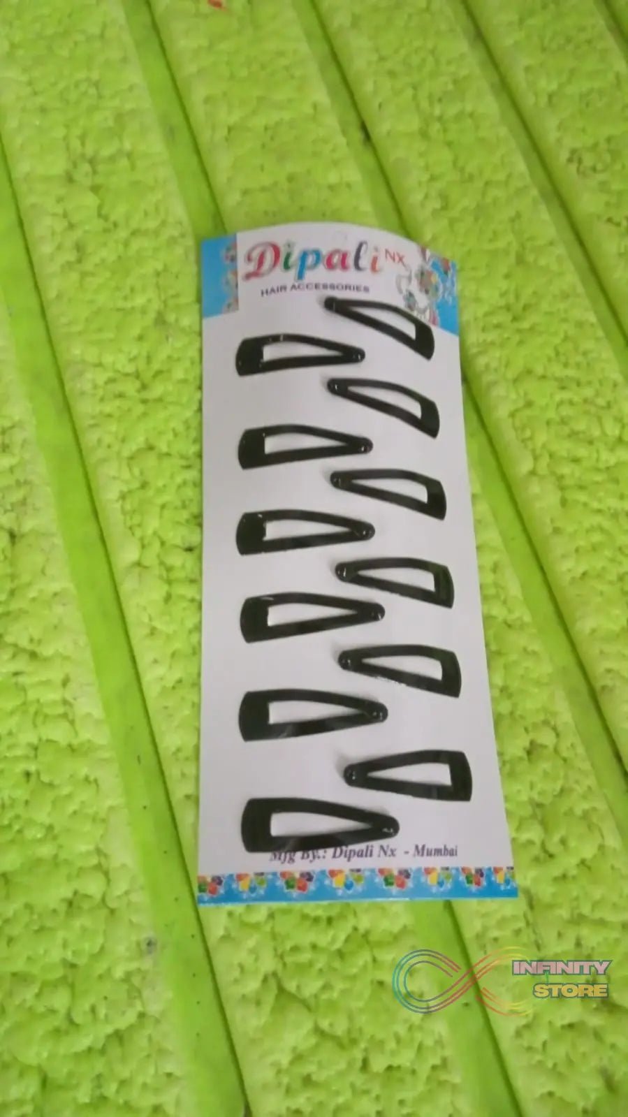 Metal Tik Tak Hair Clips (12 Pcs Set) - infinityexculsivestore.com