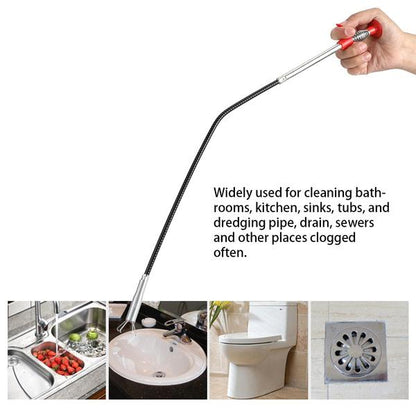 Metal Wire Brush for Kitchen Sink & Sewer Cleaning (155 cm) - infinityexculsivestore.com
