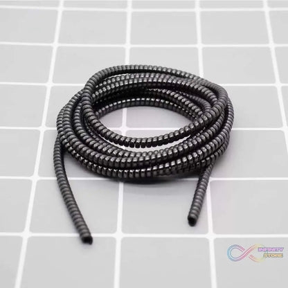 Metallic Finish Cable Spiral Protector / Wire Repair / Pet Cord Protector / Headphone Saver, Cable Wrap / Cover for Mac Charging Cable - infinityexculsivestore.com