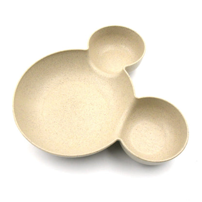 Mickey Mouse Shape Plates for Kids, BPA Free, & Unbreakable Children’s Food Plate, Kids Bowl, Fruit Plate, Baby Cartoon Pie Bowl Plate, Tableware (1 Pc) - infinityexculsivestore.com